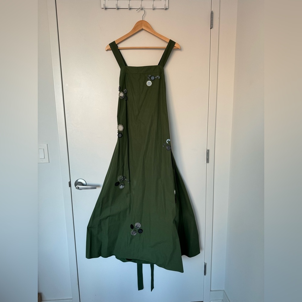 NWT Tory Burch embellished apron dress. Size 6